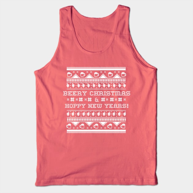 Beery Christmas & Hoppy New Years! Tank Top by SharkPants